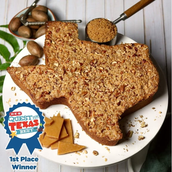 Large Butter Toffee Pecan Cake - Texas Pecan Cakes