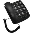 Large Button Phone for Elderly, Home Corded Phone Senior Phones for Low
