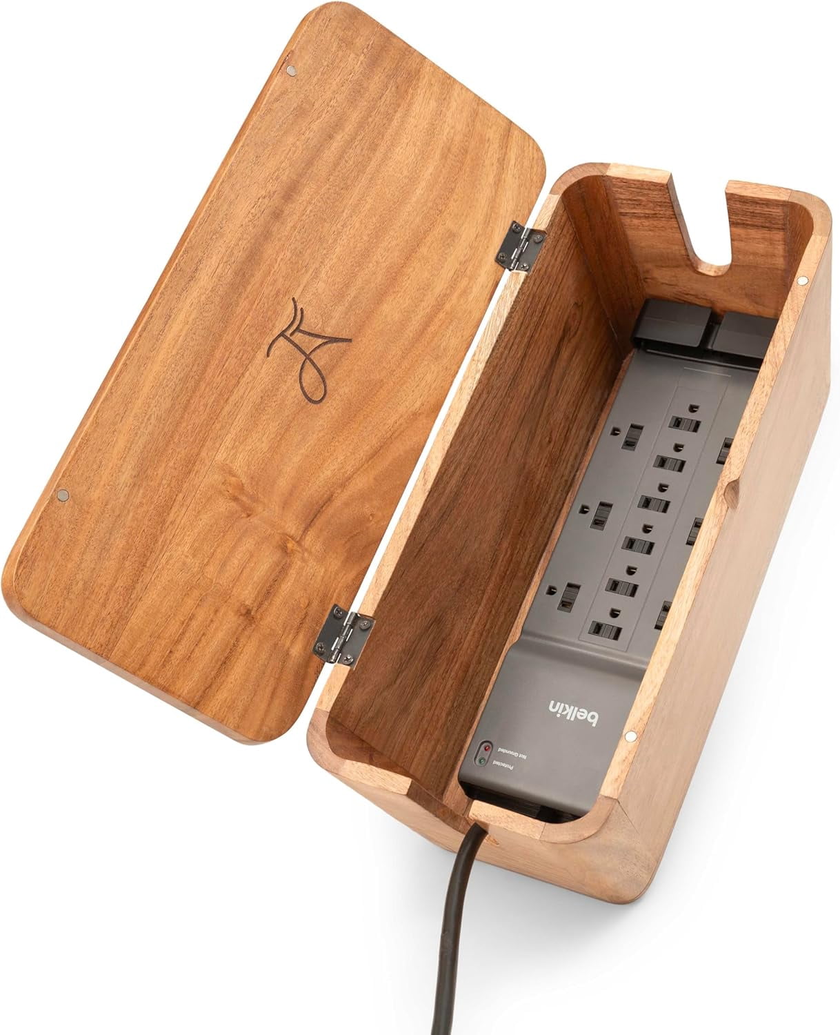 Large Cable Management Box - Cable Organizer Box and Power Strip Box ...