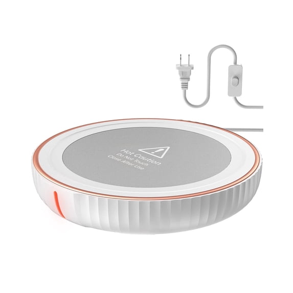 SWEETFULL Large Candle Warmer Plate, Coffee Cup Mug Warmer for Desk, Electric Mug Heater and Cup Warmer for Beverages, Milk, Tea & Coffee, Candle Melter, Ideal Coffee Accessories Gifts