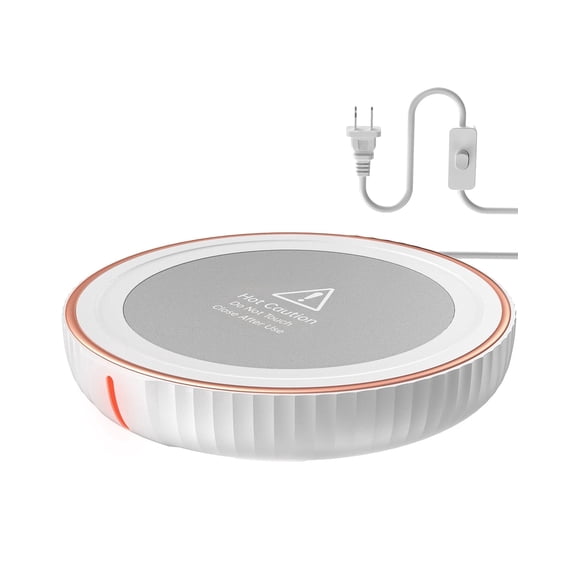 SWEETFULL Large Candle Warmer Plate, Coffee Cup Mug Warmer for Desk, Electric Mug Heater and Cup Warmer for Beverages, Milk, Tea & Coffee, Candle Melter, Ideal Coffee Accessories Gifts