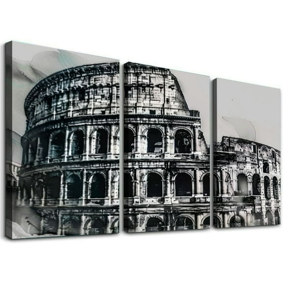 Large Canvas Art, Landscape Architecture Poster Decoration Canvas Painting Posters And Prints Wall Art Pictures for Living Room Bedroom Decor