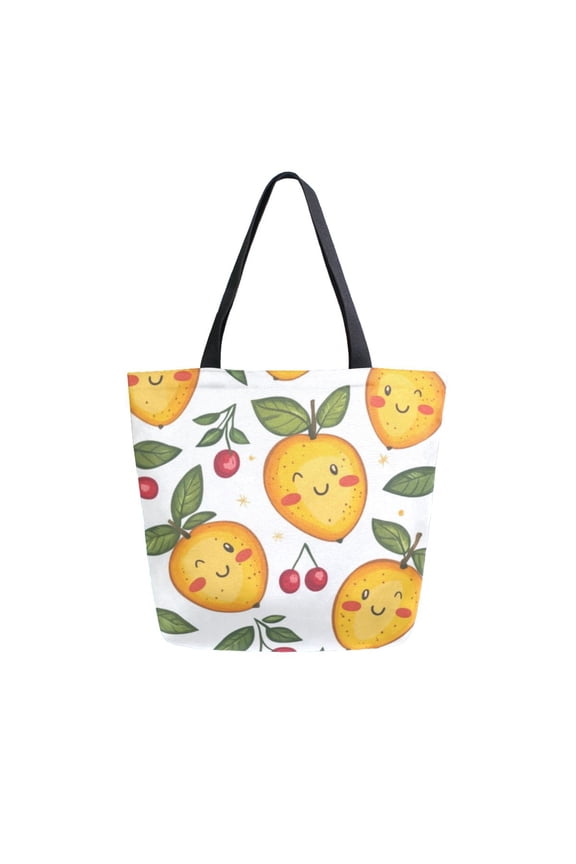 Large Canvas Bag 13.5x5.1x15 Inch Canvas Bag Shopping Canvas Bag Suitable For Outing Shopping Travel Out Of Large Capacity Storage Lovely Christmas Mango
