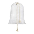 thumbnail image 1 of Large Canvas Christmas Gift Bag with Double Drawstring – Reusable Santa Sack for Holiday Gifts, Storage & Tree Decoration, 1 of 5