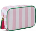 thumbnail image 1 of Large Canvas Travel Cosmetic Makeup Bag with Zipper, 1 of 7