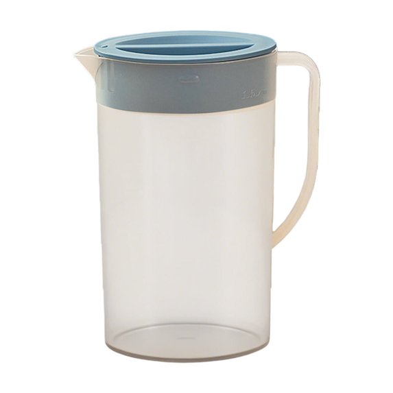 Large Capacity 1.5L Refrigerator Water Pitcher | BPA-Free Plastic Cold Water Kettle with Strainer Lid | Spill-Proof V-Shaped Spout for Iced Tea, Juice & Cold Brews