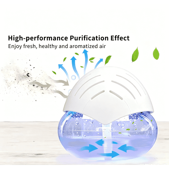 Leaf Humidifier 1800ML Large Capacity Ultrasonic Cool Mist Humidifier with Green LED Color Changing Lights, Air Freshener,White