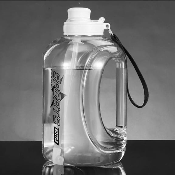 Large Capacity 18L Leakproof Sports Water Bottle With Straw And Chug Lid Portable Drinking Jug For Outdoor Gym Travel