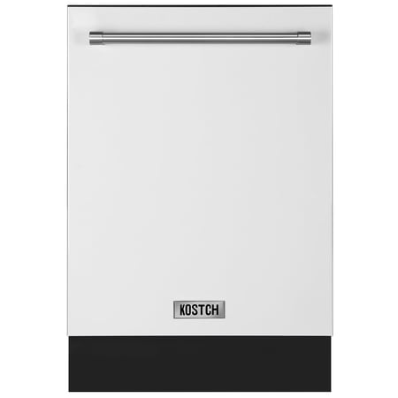Large Capacity 24 inch Top Control Built-In Dishwasher with Third Rack – ENERGY STAR Certified, 47-dBA Ultra-Quiet, Stainless Steel (White)