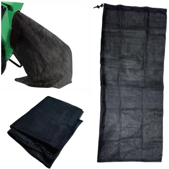 Large Capacity 24 x48" Wood Chipper Collection Bag, Reusable Leaf Mulcher Collection BagSuitable for Park Lawn Wood Chipper, Replacement BagAdjustable Opening Shredder Covers Collection Bag