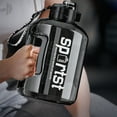 thumbnail image 1 of Large Capacity 2700ml Water Bottle | Portable Plastic Sports Water Jug with Straw & Carrying Strap | Big Belly Design for Fitness, Outdoor & Daily Hydration, 1 of 8