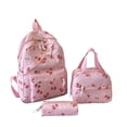 thumbnail image 1 of Large Capacity 3 Piece Backpack For Students Cute Cartoon Style Travel With Spacious Compartments And Comfortable Straps Back To School Backpack, 1 of 5