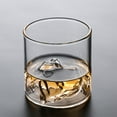 thumbnail image 1 of Large Capacity 300ML Whiskey Glass | Thick Bottom & Smooth Rim | Clear Glass Tumbler for Whiskey, Wine & Beverages | Father's Day Gift Idea, 1 of 6