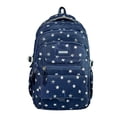 thumbnail image 1 of Large Capacity 32L Laptop Backpack, Waterproof Nylon Travel Daypack with 15.6 Inch Computer Compartment, Blue Starry Pattern, 1 of 4