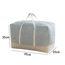 Large Capacity 3D Storage Bag for Quilts, Clothes & Blankets - Under Bed Organizer with Insect-Proof Washable Material for Bedroom & Closet