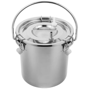 Large Capacity 3L/5L Milking Equipment Bucket For Livestock Rustproof Stainless Steel Construction