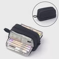 thumbnail image 1 of Large Capacity 4 Compartment Pencil Box, 8.7x3.9x3.7in Multi Layer Zipper Stationery Organizer Multifunctional Colorful Pen Bag for Student Supply Black, 1 of 6