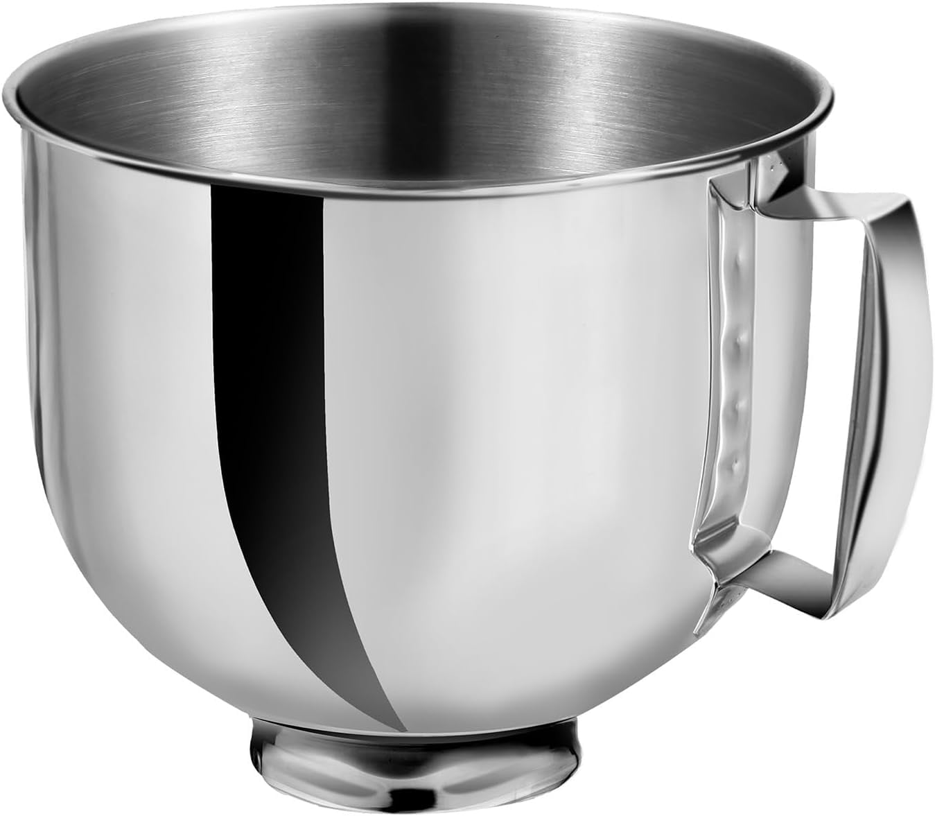 Large Capacity 5 QT Stainless Steel Stand Mixer Bowl for KitchenAid