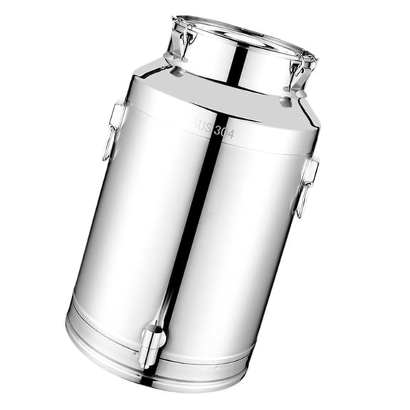 Large Capacity 5L Metal Oil Storage Container With useful Tap Rustless Oil Dispenser For Home Or Restaurant