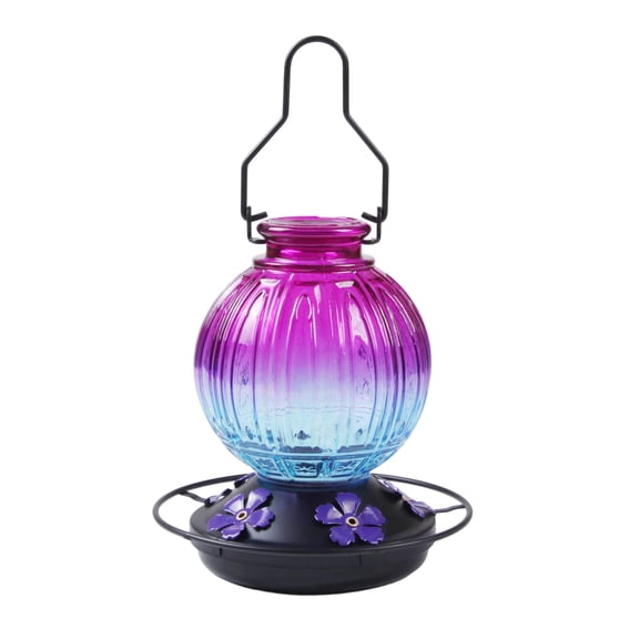 Large Capacity 680ml Glass Hummingbird Feeder For Backyard Garden Or Farm Including Secure Solution