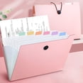 thumbnail image 1 of Large Capacity A4 Accordion File Folder with 8 Pockets, Expandable Plastic Organizer for Documents, Papers, and Test Sheets, 1 of 5