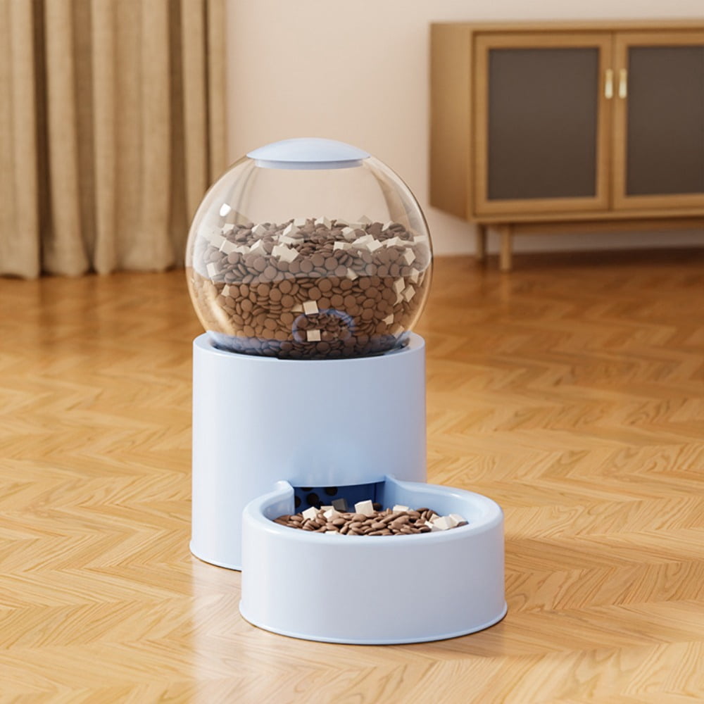 Large Capacity Automatic Pet Feeder Neck Protection Leakproof Dog Water Dispenser Visual Window Detachable Pet Food Bowl