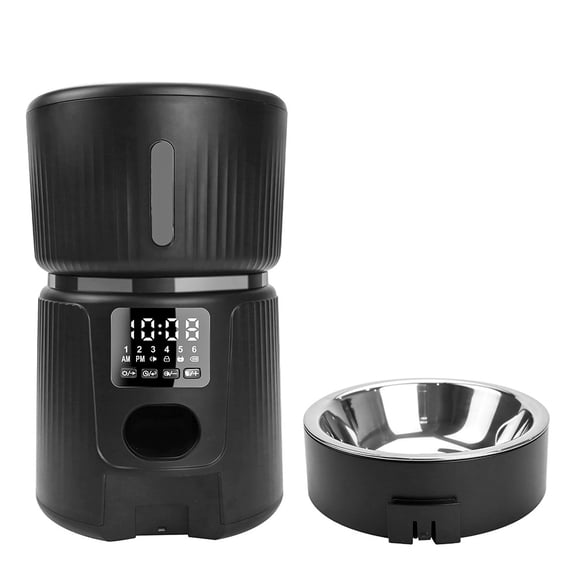 Large Capacity Automatic Pet Feeder, WiFi Smart Cat Feeder with APP Remote Control for Home and Travel Use