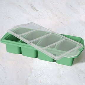 Large Capacity BPA-Free Silicone Ice Cube Tray - Effortless Ice Release for Soups, Stocks, and Beverages