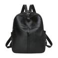 thumbnail image 1 of Large Capacity Backpack Made of Polyurethane Leather Material with Paired Shoulder Straps and Multiple Compartments for Commuting, 1 of 6