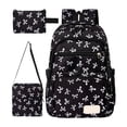 thumbnail image 1 of Large Capacity Backpack Student Back-to-School Lovely Bows Carry on Bag,Lightweight Travel Daypack, 1 of 8