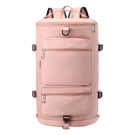 Large Capacity Backpack for Travel, Gym, Hiking and School, Lightweight Water-Resistant Polyester Bag with Multi-Compartment Storage, Detachable Shoulder Straps and Laptop Sleeve