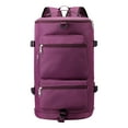 thumbnail image 1 of Large Capacity Backpack for Travel, Gym, Hiking and School, Lightweight Water-Resistant Polyester Bag with Multi-Compartment Storage, Detachable Shoulder Straps and Laptop Sleeve, 1 of 10