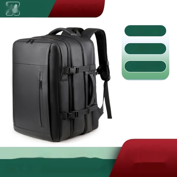 Large Capacity Backpack Waterproof Business Vacuum Compression Backpack,Grey