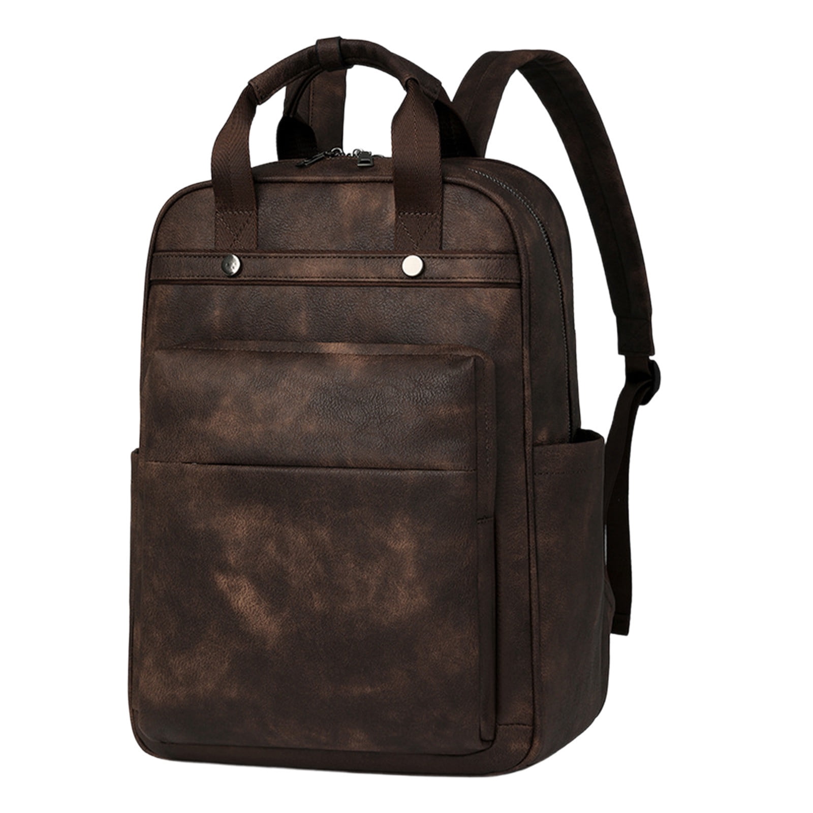 Large Capacity Backpack for Women, Fashion PU Leather Backpack for Commuting, Multi-Functional Travel Backpack, Waterproof Daypack with Padded Straps, Stylish Organizational Carryall Backpack