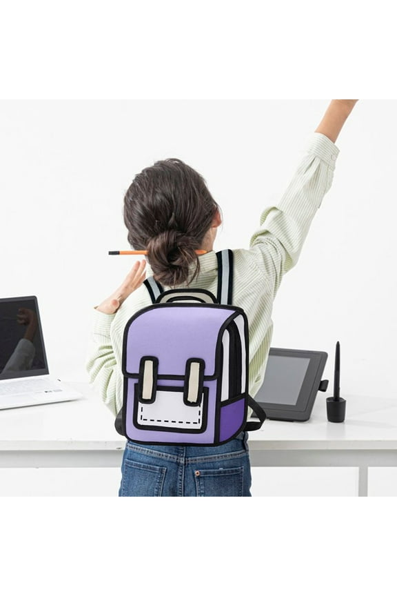 Large Capacity Backpack for Primary School Students, Ergonomic Design with Adjustable Shoulder Straps for School, Travel & Daily Use