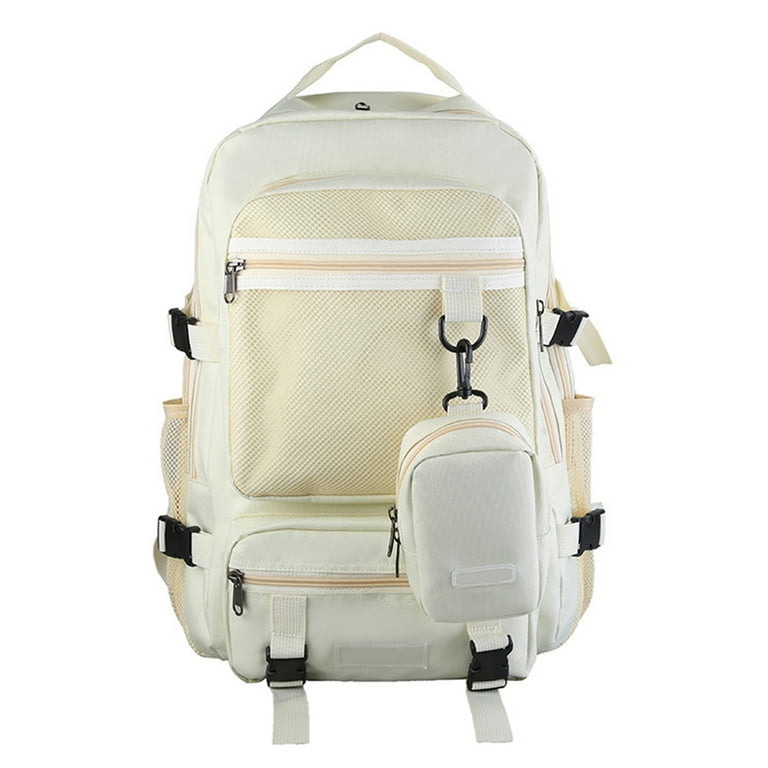 Large Capacity Backpacks for Men Women Solid Color Business Backpack Bag Students School Bags