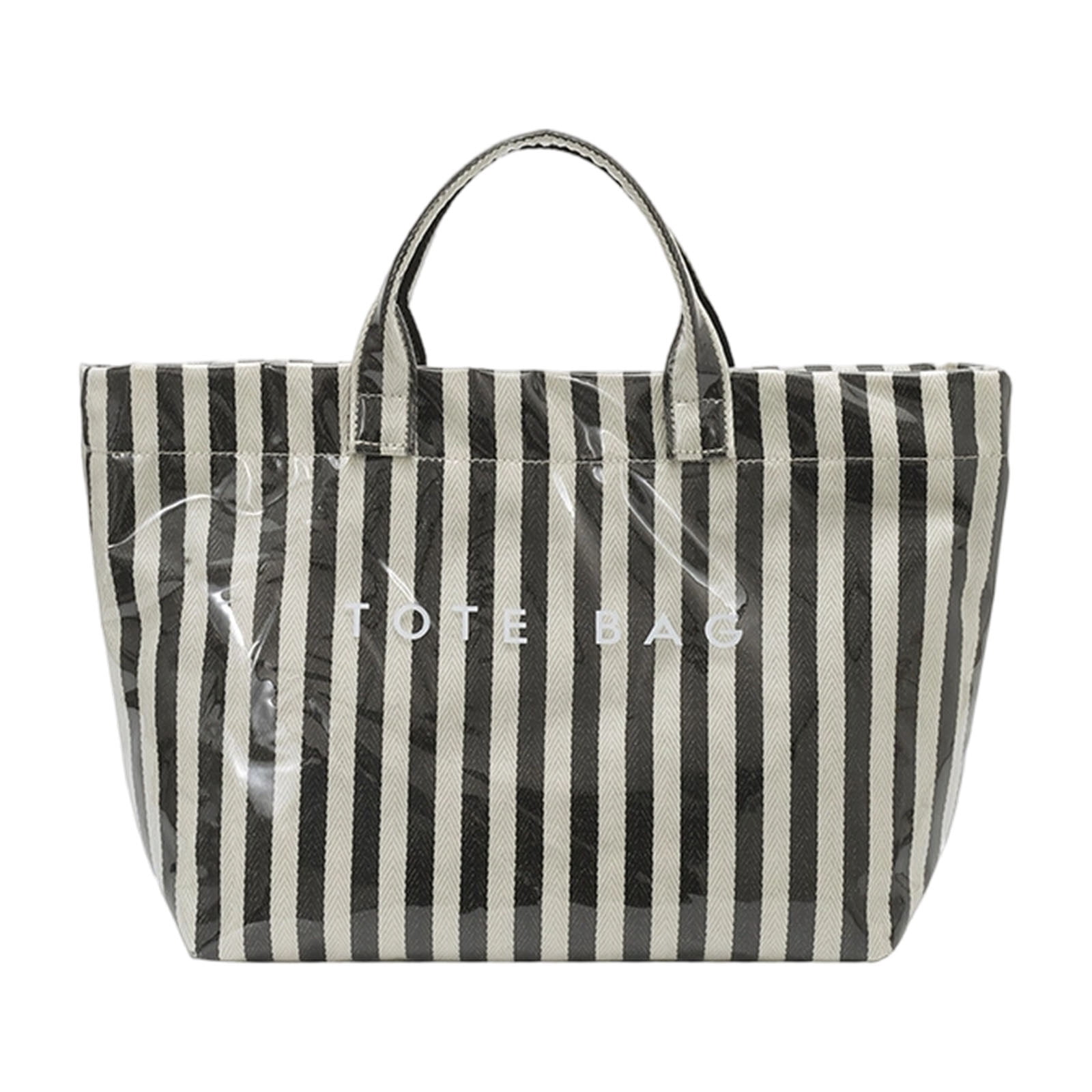 Large Capacity Bag Transparent Top Handle Bag For Women And Men PVC ...