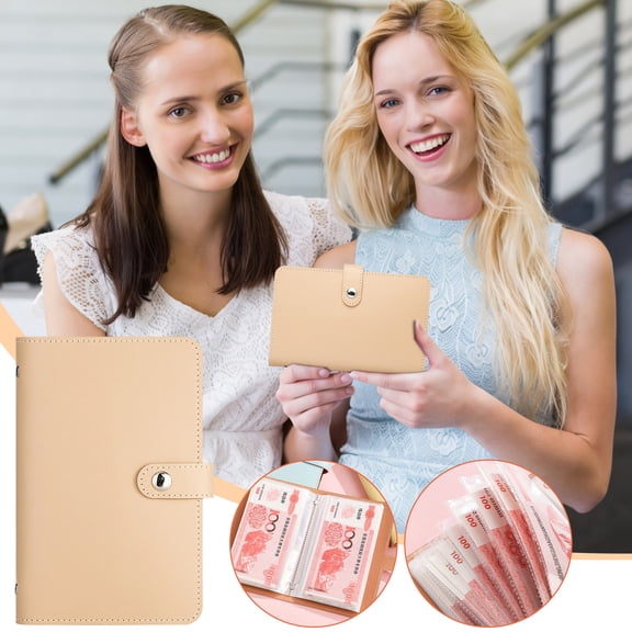 Large Capacity Banknote Storage Book,Commemorative Coin & Cash Organizer,Magnetic Snap Closure for Money Album,Perfect for Home Travel Storage,Ideal for Collectors & Finance Enthusiasts-Coffee