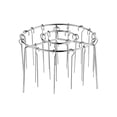 thumbnail image 1 of Large Capacity Bbq Grill Vertical Skewer Rack Non-Stick Stainless Steel Bbq Grill Accessories for High Temp Cooking Fun, 1 of 7