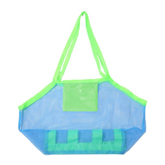 Large Capacity Beach Bag Durable Mesh Storage Backpack for Sand Toys, Swim Gear, Pool Accessories, Outdoor Activities, Reusable and Washable