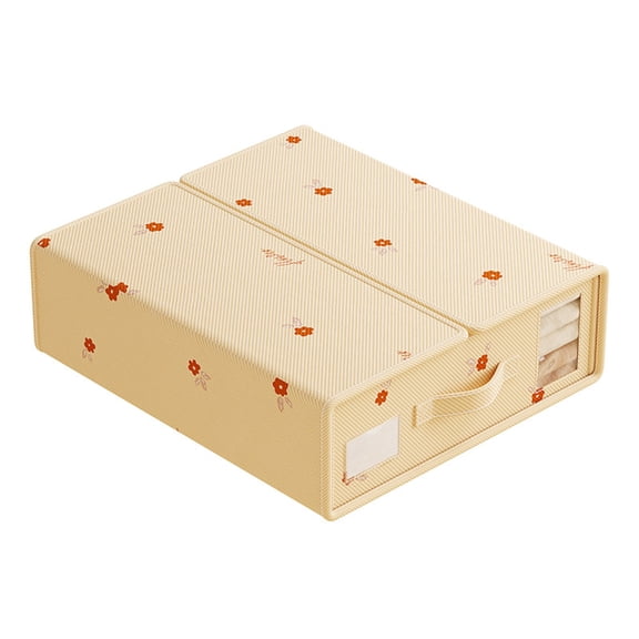 Large Capacity Bedding Storage Box Ventilated Substance Visible Window Space Saving