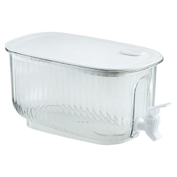 Large Capacity Beverage Dispenser Fridge Cold Kettle Refrigerator Water Pitcher