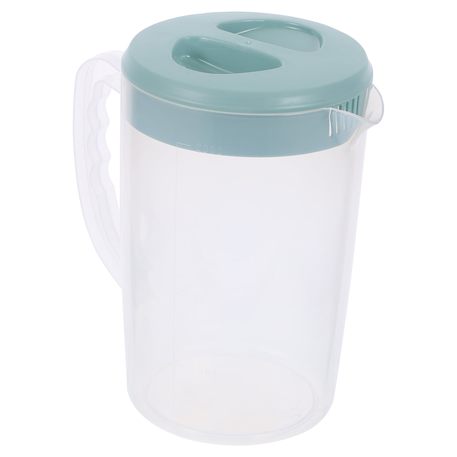 Large Capacity Beverage Storage Container Heat Resistant Cold Water Jug Plastic Juice Pitcher Household Teapot Kettle with Lid (Violet), Size: 23*10CM