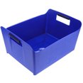 thumbnail image 1 of Worgeous Blue Plastic Bucket Cooler with Convenient Handles for Home Use and Outdoor Events 14.5 x 10.2 x 7.9 Inches, 1 of 7
