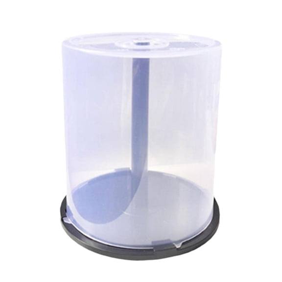 Large Capacity CD DVD Storage Case Holds 100 Discs Durable Plastic Organizer With Carry Handle