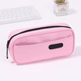 thumbnail image 1 of Large Capacity Canvas Multi‑Compartment Pencil Case, Zipper Stationery Storage Pouch for Home Desk Household Daily Organization, 1 of 4