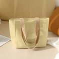 thumbnail image 1 of Large Capacity Canvas Tote Bag for Women, College Student Class Shoulder Bag, Crossbody Laptop Bag with Multiple Pockets, Durable Work Travel Tote, 1 of 6