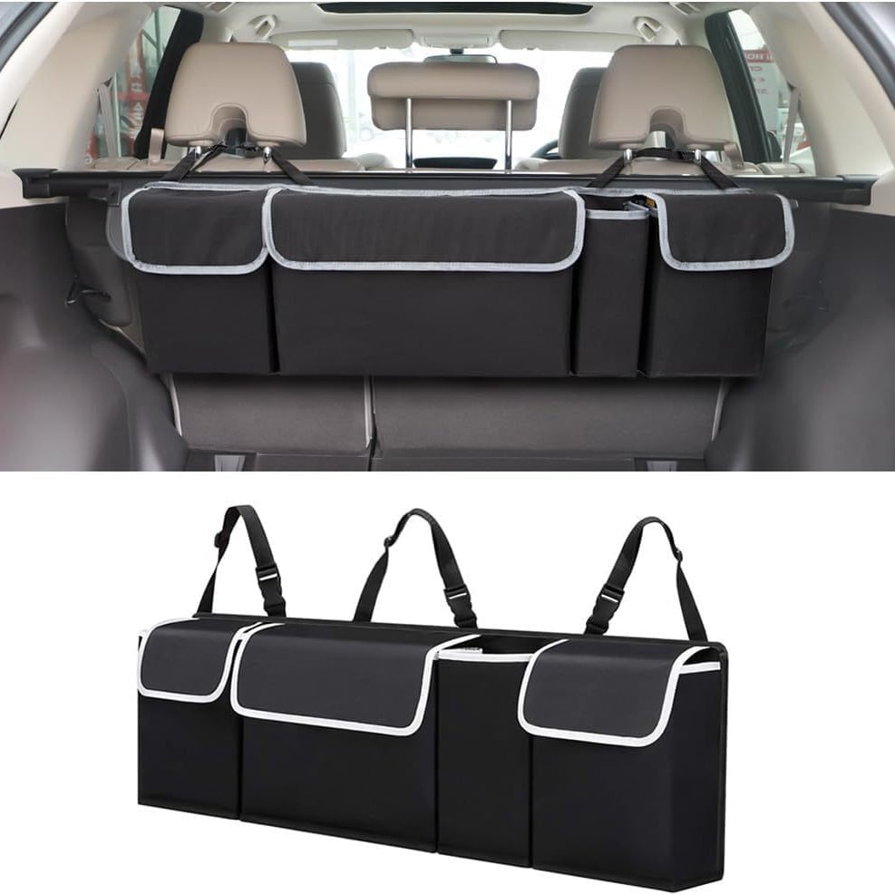 Large Capacity Car Trunk Organizer Back Seat Storage Bag, Multi-Purpose ...