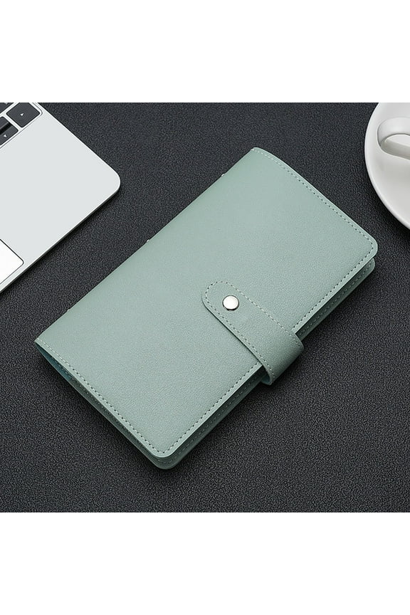 Large Capacity Card Holder with Multiple Slots for Secure Storage, Slim & Lightweight RFID Blocking Design for Easy Access, Ideal Travel Wallet for Men & Women on the Go FAJHHA | Green