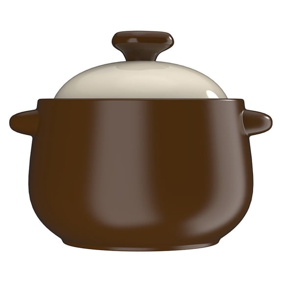 Large Capacity Ceramic Casserole, High Temperature Resistant Soup Pot, Household Stew Pot, Suitable for Gas Stove, for Home Cooking and Soup Making